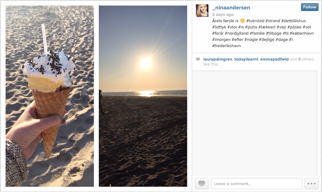 Søg efter flere hashtags på instagram